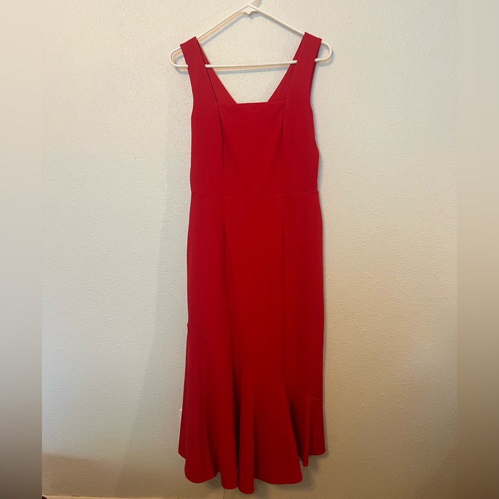 Sharagano red formal sleeveless dress size 6 NWT